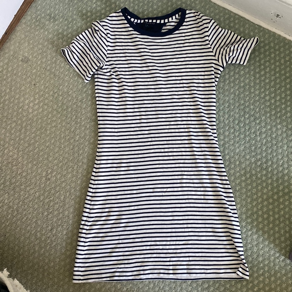 Theory striped t-shirt dress